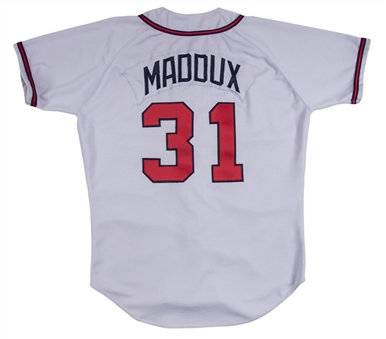 1993 Greg Maddux Game Used Atlanta Braves Road Jersey - First Year in Atlanta and 2nd Cy Young Season! 